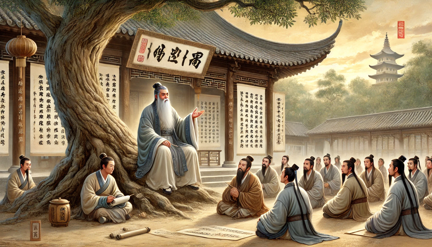 Khổng tử dạy học
